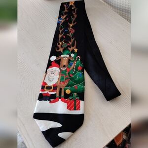Hallmark Yule Tide Greetings Men's Silk Christmas Tie